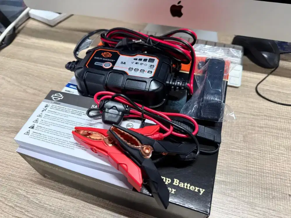 Harley-Davidson 5.0 Amp Dual-Mode Battery Charger