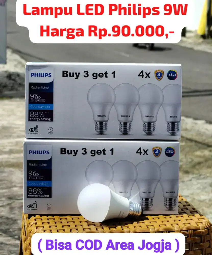 Lampu LED Philips 9watt ( GRATIS ONGKIR )