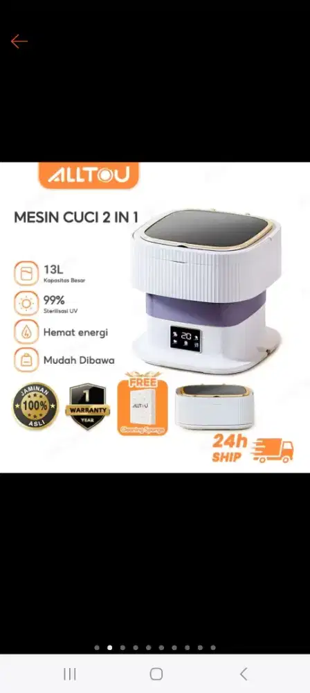 Mesin cuci mini