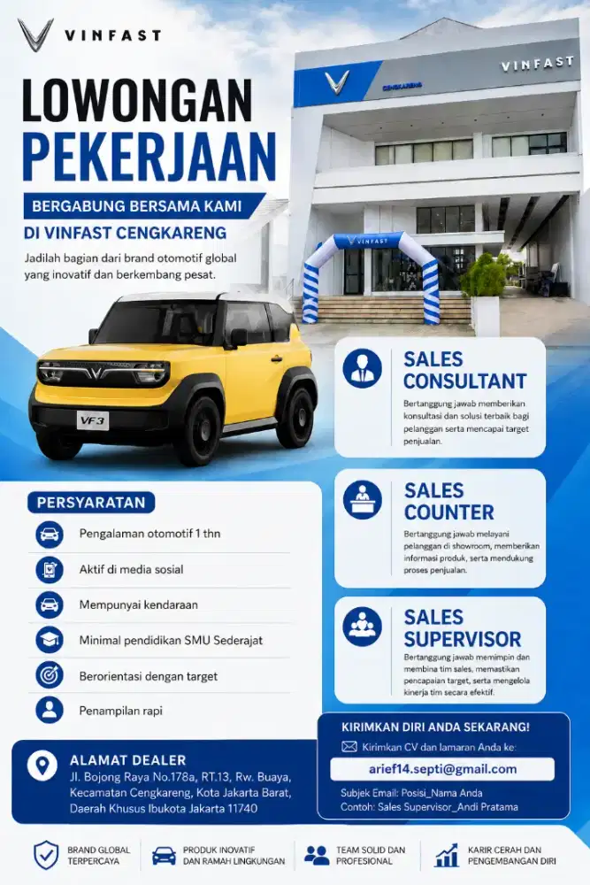 NEED URGENTLY SALES SUPERVISOR,SALES CONSULTANT&SALES COUNTER