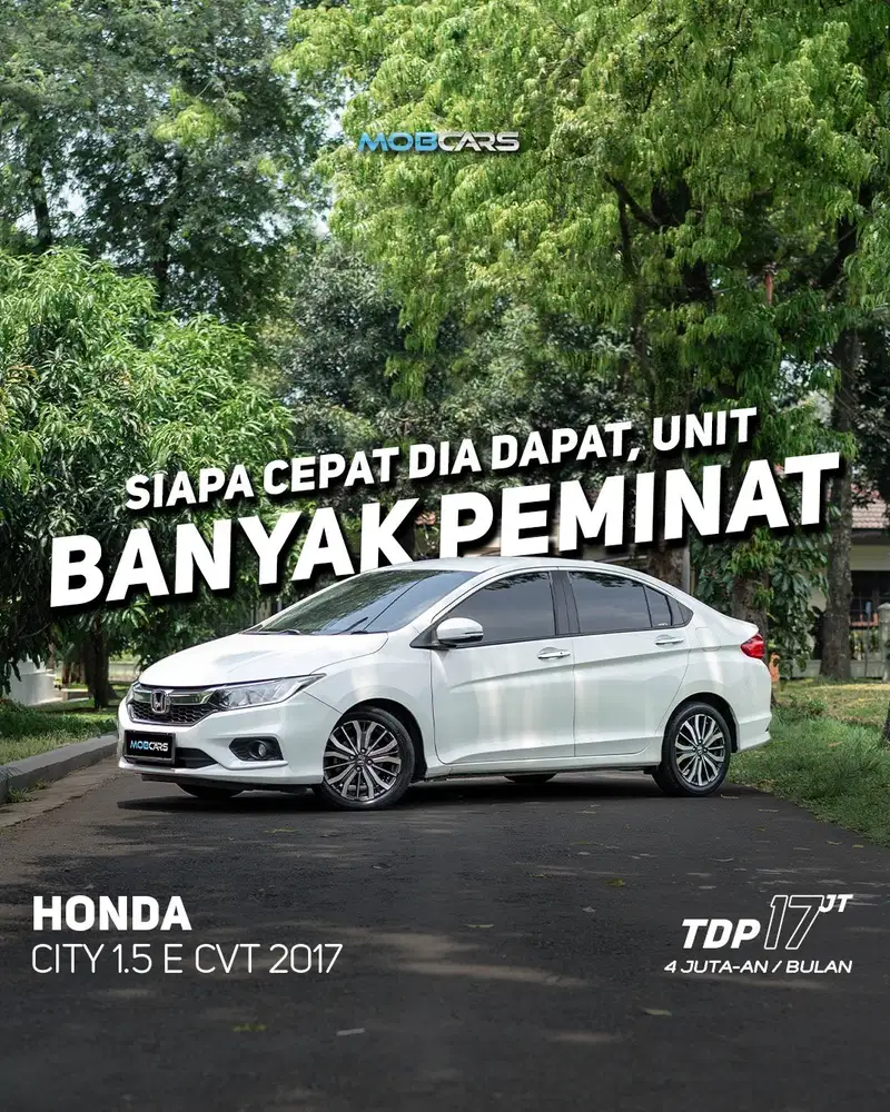 Honda City E 1.5 CVT 2017
