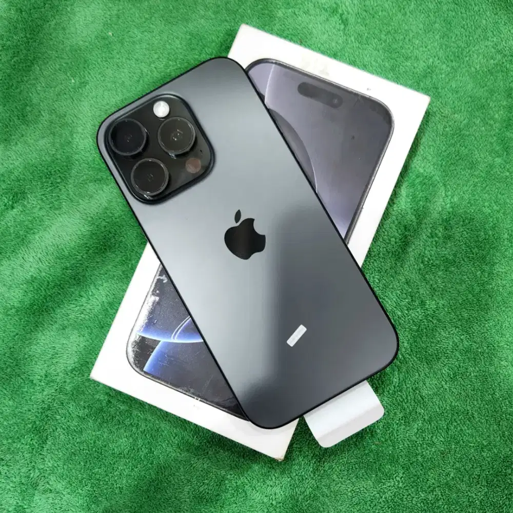iPhone 16 Pro 512gb iBox Garansi Februari 2027 full Ori Free Adapter