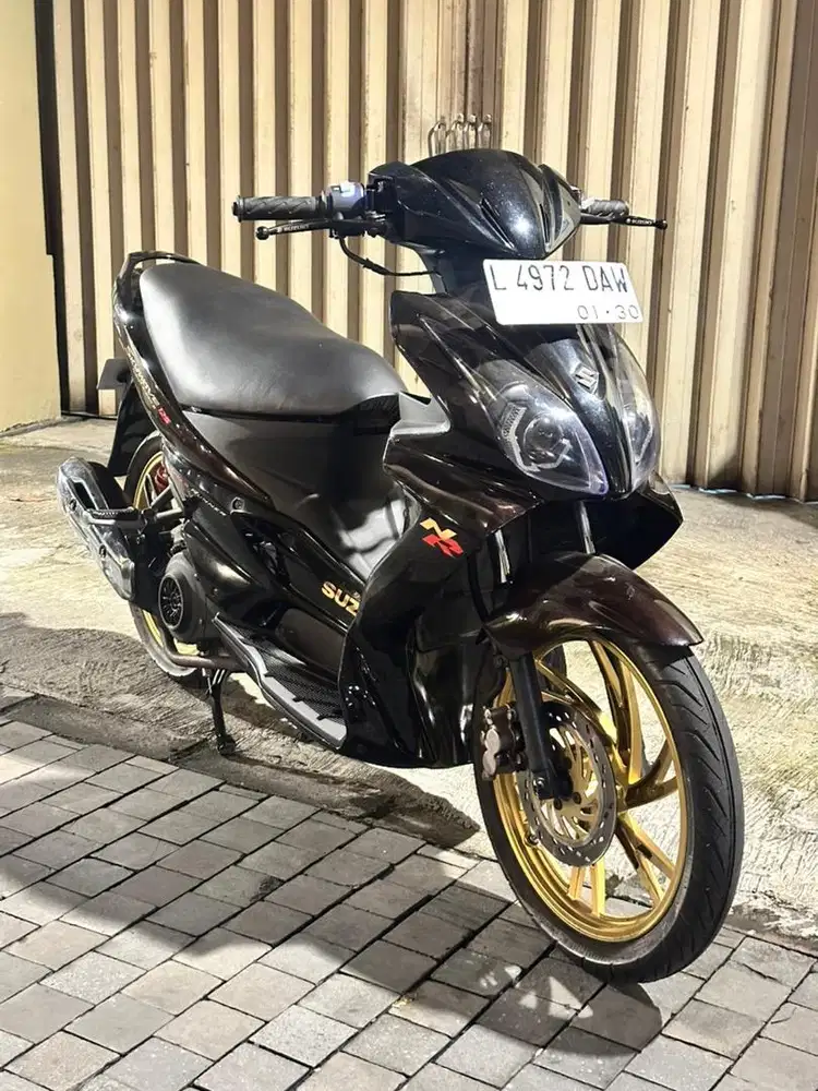 Suzuki skywave 125 2007 midnight orange super mulus istimewa