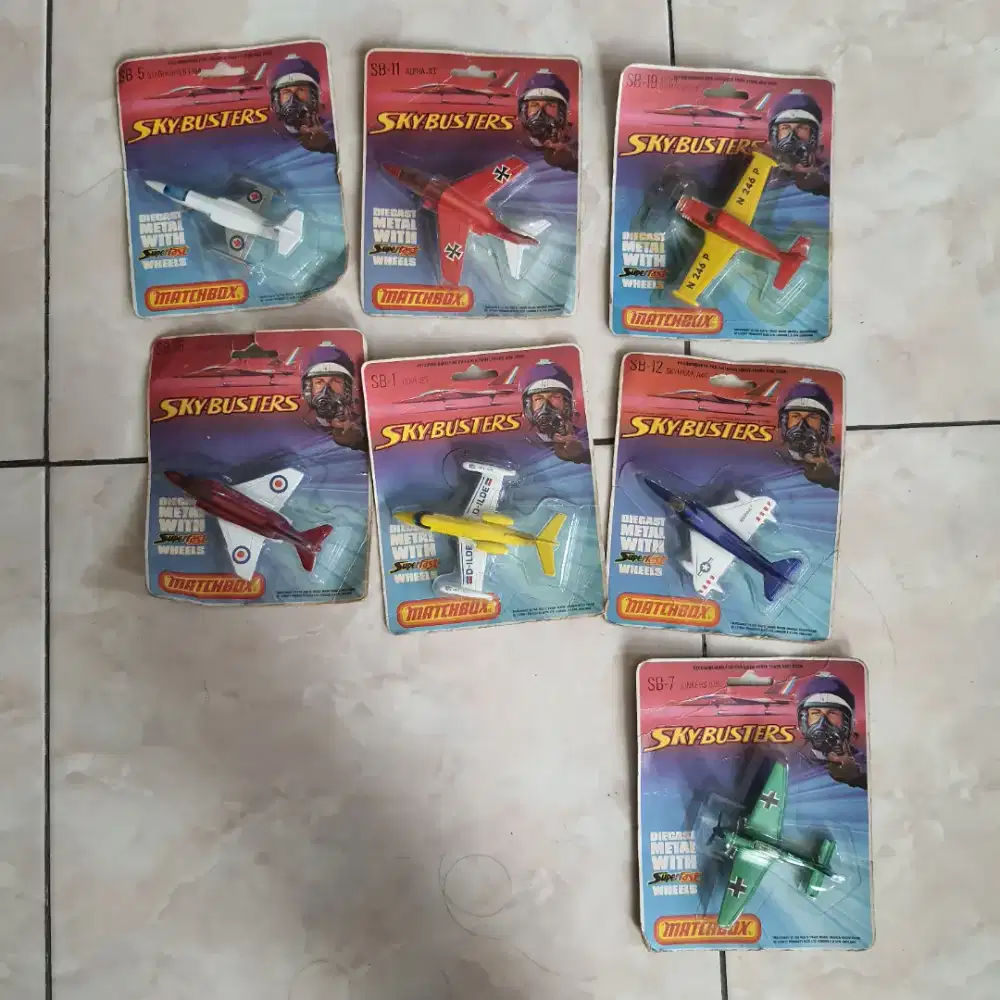 Koleksi Hobby Flight Model Matcbox Skybuster