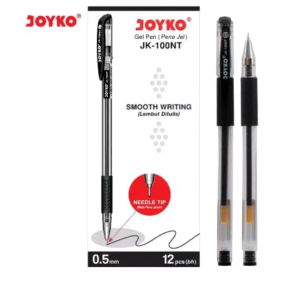 Pen Joyko JK100 dan JK100NT Hitam