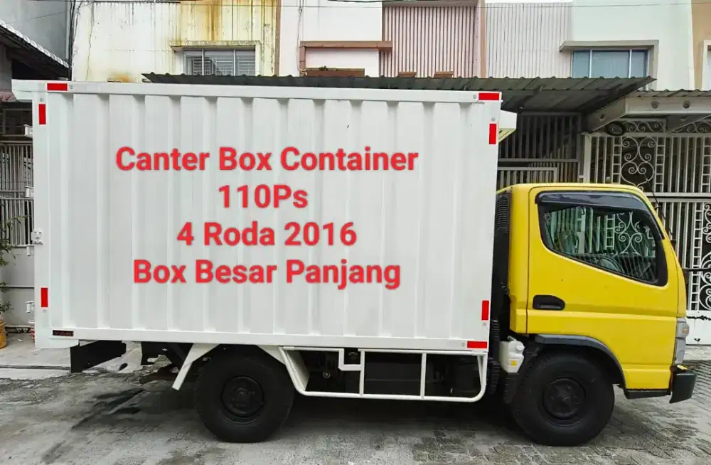 Colt Diesel 4 Roda 110Ps 2016 Canter Box Container Ori Sehat Terawat