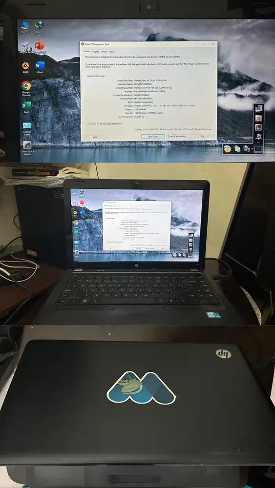 Di jual Laptop HP GP2 keluaran Tahun 2011