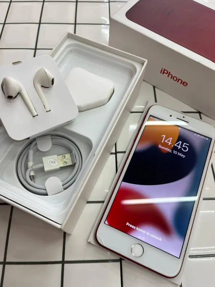 iPhone 7 Plus 128 GB Merah / Red Edition Inter  Mulus Siap Pakai