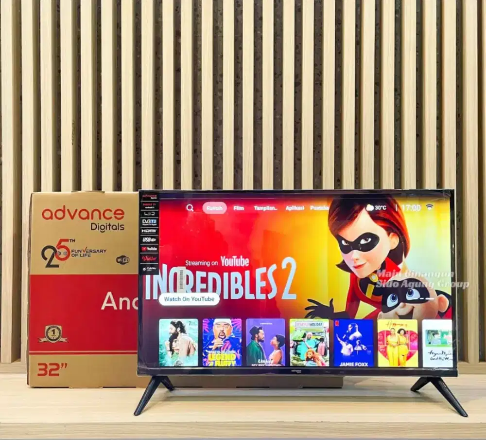 SMART TV 32 INCH MEREK ADVANCE ANDROID LIKE NEW