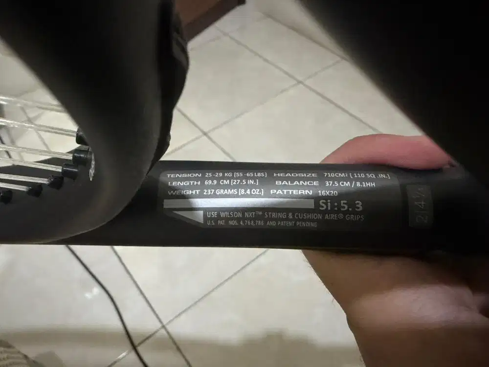 Raket tennis wilson hyper hammer 5.3
