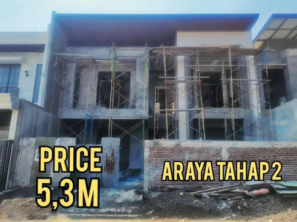 BARU GRESS‼️RUMAH MODERN TROPIS MEWAH ARAYA 2 GALAXY BUMI PERMAI SURABAYA TIMUR. DEKAT MERR, MANYAR, KLAMPIS, ITS, Dsb