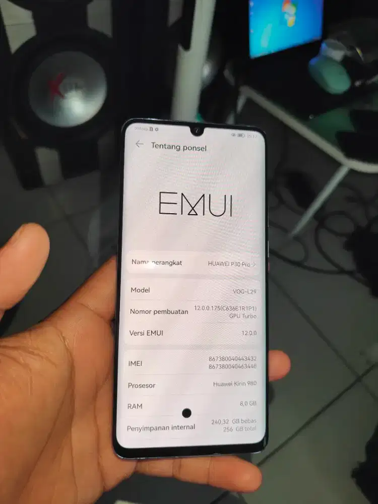 Jual hp Huawei p30 pro 8/256gb ex indo tapi bukan barong