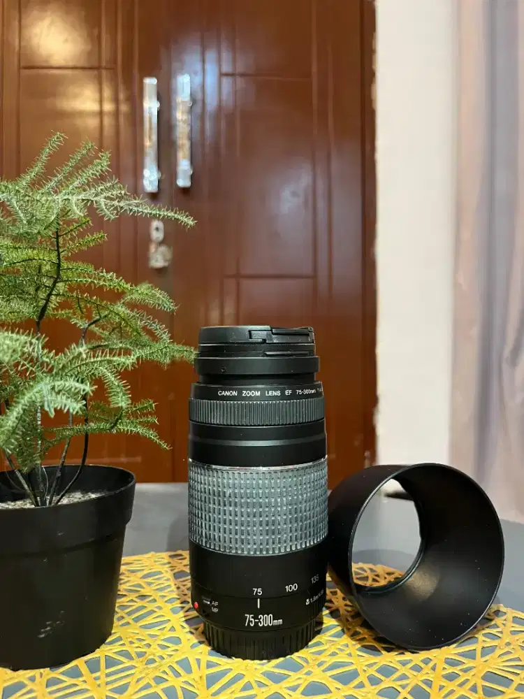 Jual lensa tele canon 75-300 mm f4 - 5.6