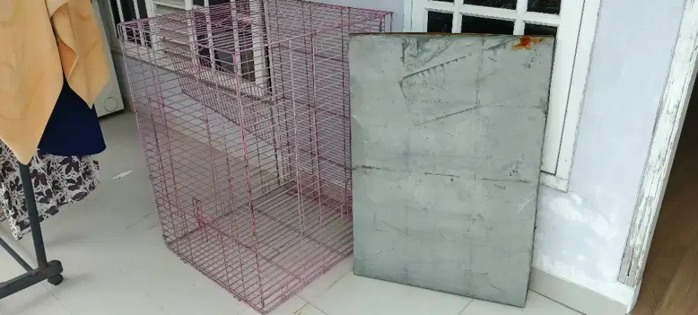 Paketan rumah garukan kucing, kandang kucing, cargo medium.