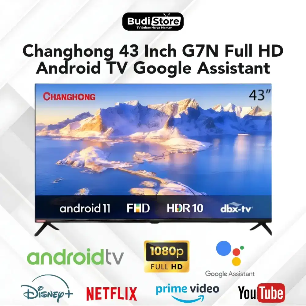 Changhong 43 Inch Android TV G7N Google Assistant