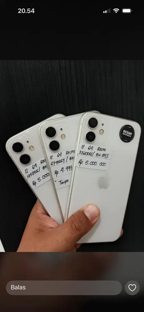 Kredit hp iphone 11 Dp 0% yess kredit