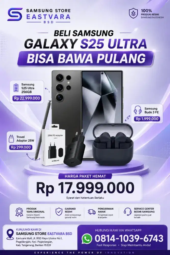 Promo gila beli 1 gratis 2, s25 ultra 17 jtan aja