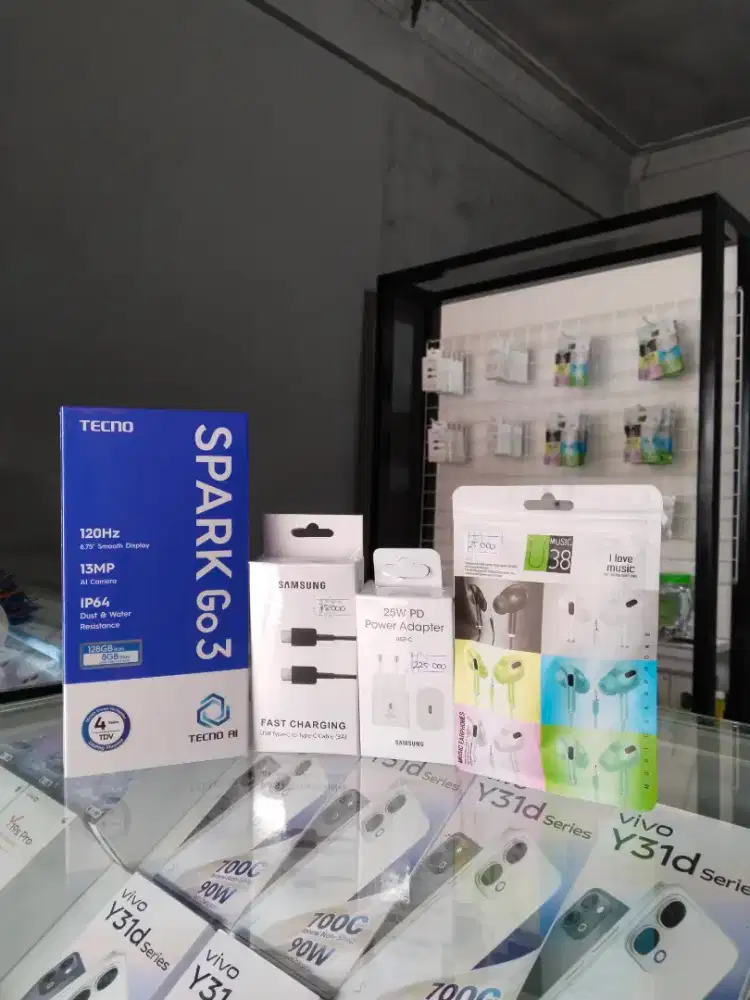 Tecno Spark Go 3 Memori 128 GB New