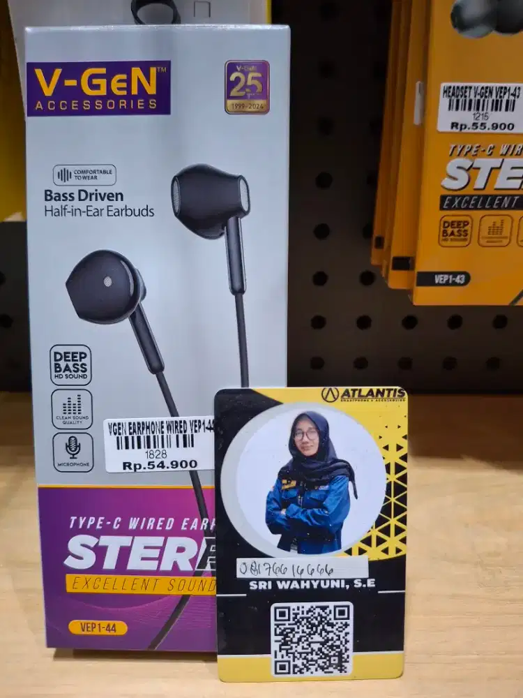 ATLANTIS DAHSYAT VGEN EARPHONE WIRED VEP1-44