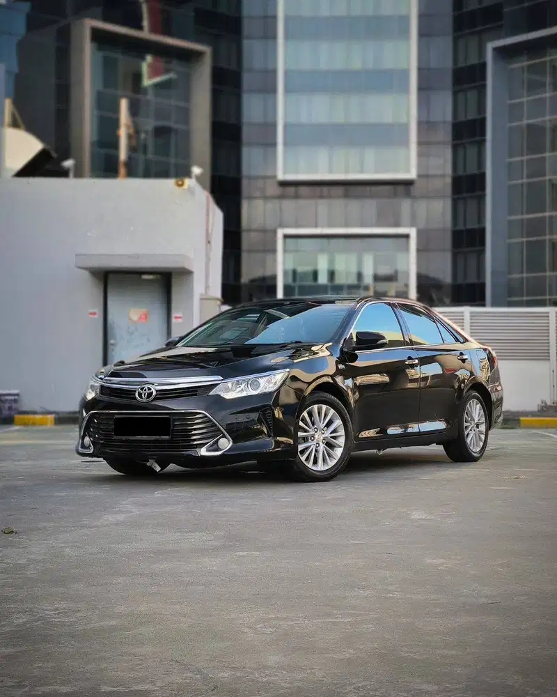 [ TDP 24.9 JUTA ] CAMRY V AT 2018 HITAM LOW KM 65 RIBU