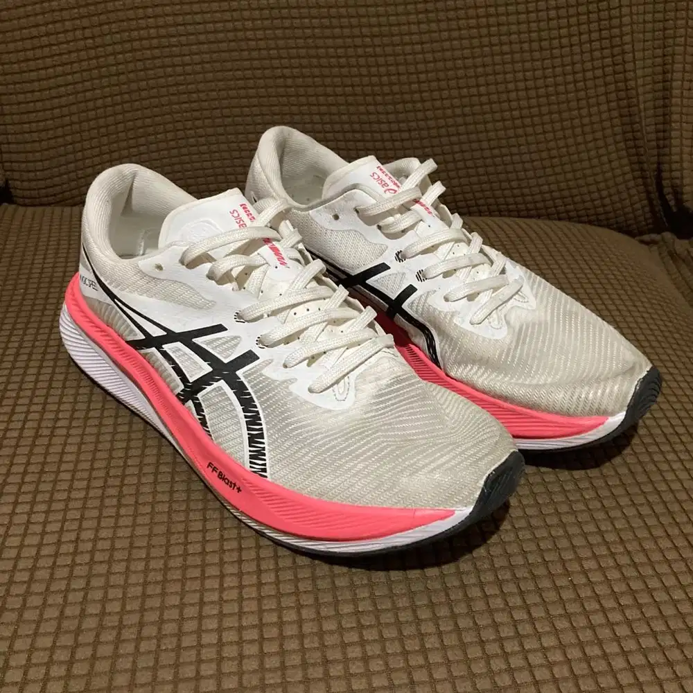 Asics Magic Speed 3 White Black Pink