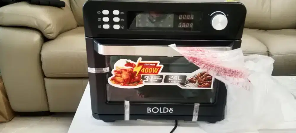 Bolde Smart Oven Air Fryer 3in1 24 Liter Black Diamond