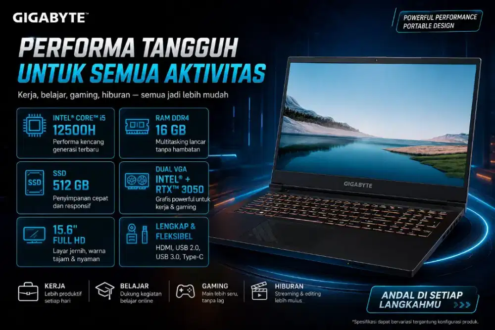 Laptop Gaming harga mulai 2,8 juta