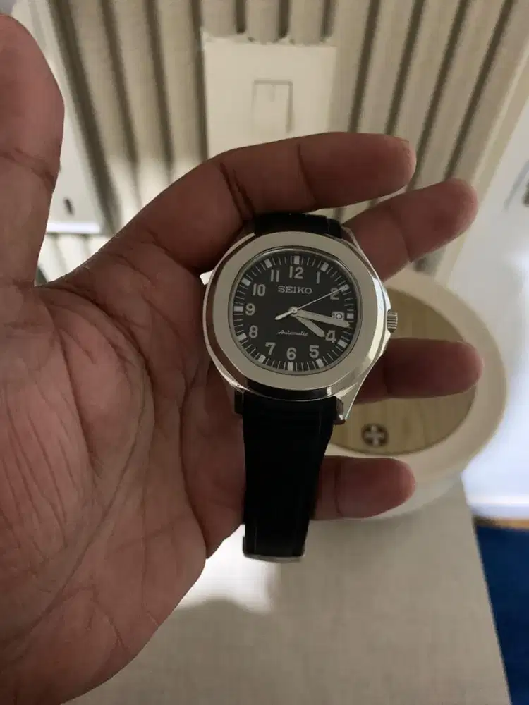 Seiko Aquanaut Black Rubber