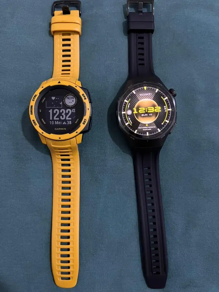Huawei GT 6 pro dan garmin instinct 1