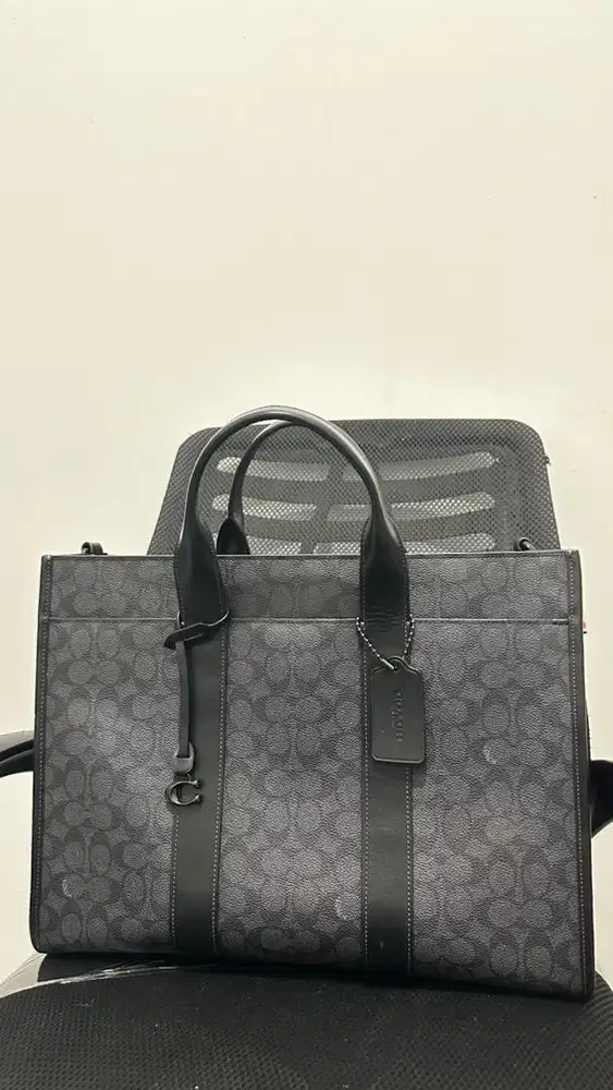 Tas Pria Coach Wesley Tote Printed