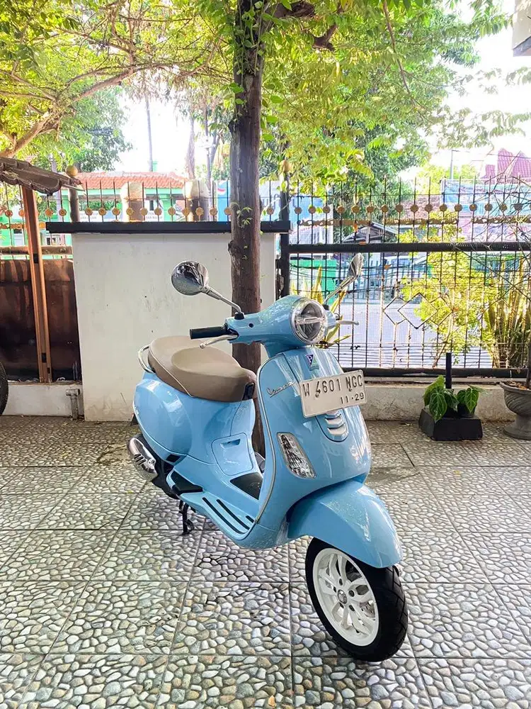 Vespa LX I-Get Biru 2024 Mulus
