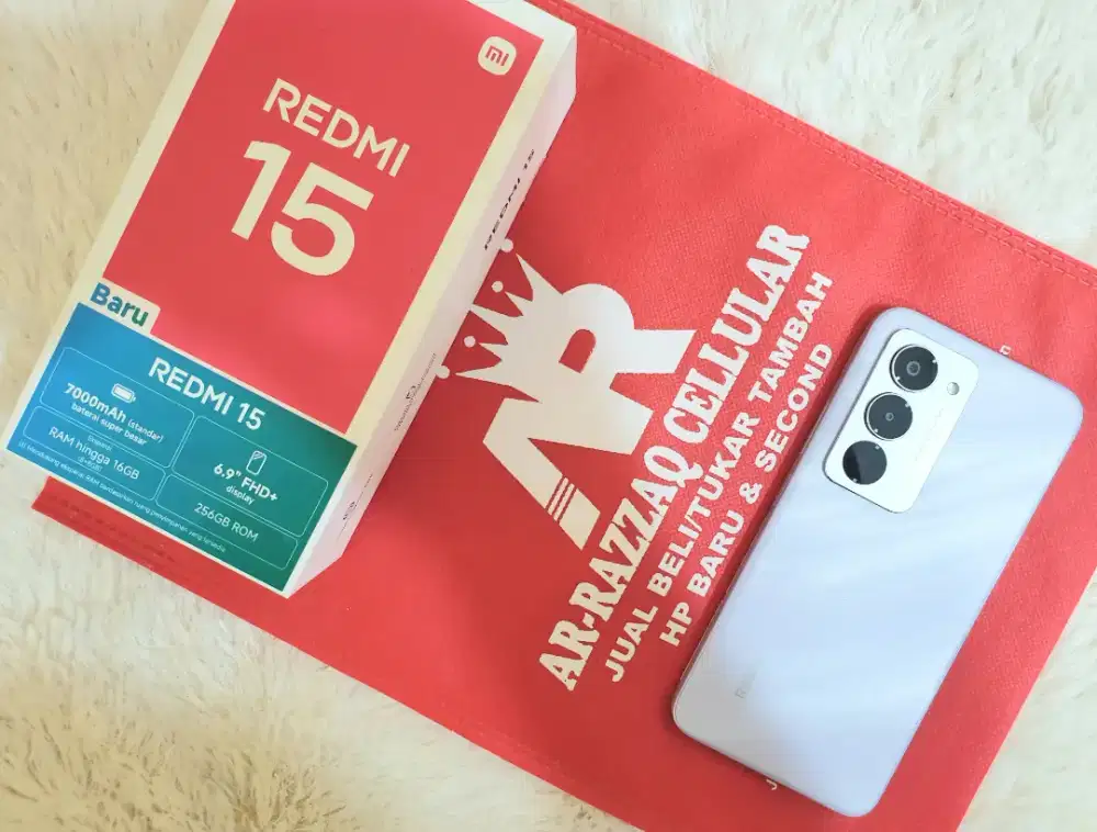 Xiaomi REDMI 15 8/256 BATERAI 7000 mah