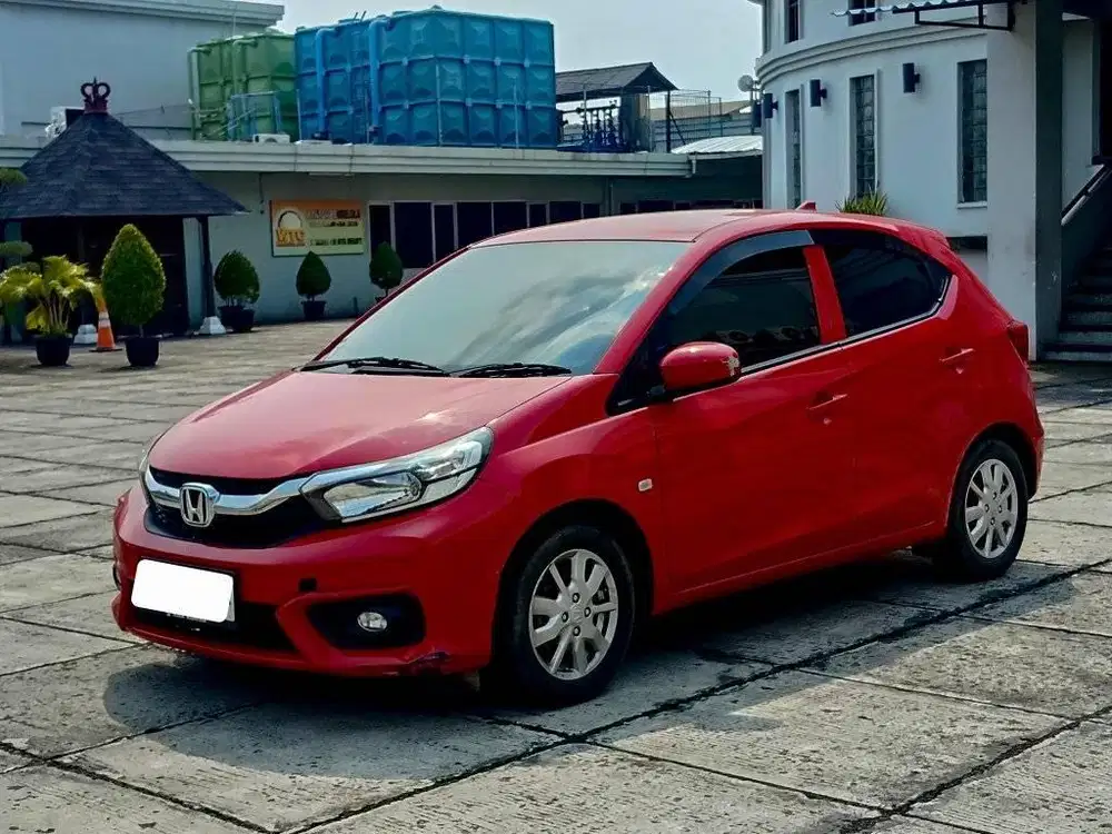 DP 13JT SAJA HONDA BRIO E SATYA 1.2 AT MATIC AUTOMATIC 2019 MERAH