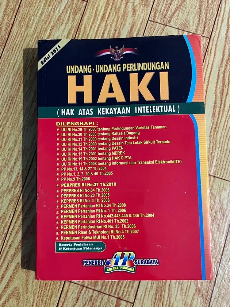 (Edisi 2011) Undang Undang Perlindungan HAKI