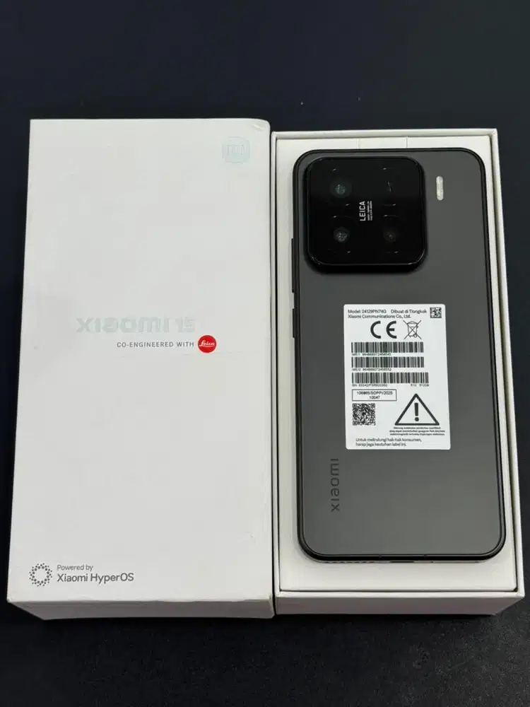 Xiaomi 15 Black 12/512Gb (Baru 1 Bulan)