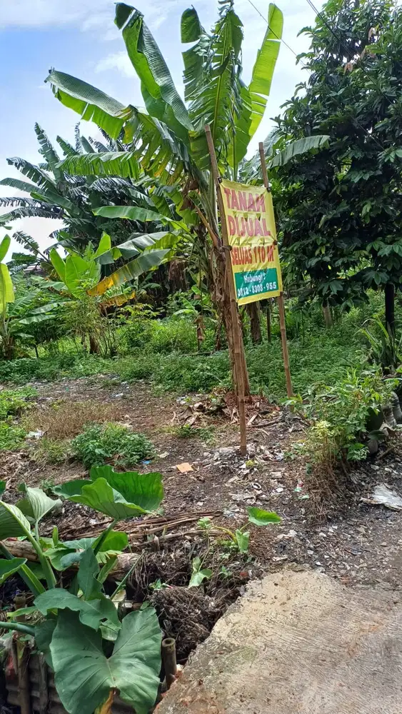 Jual Tanah Strategis Parung Bogor 110 m² – Dekat Pusat Pasar Hias Paru