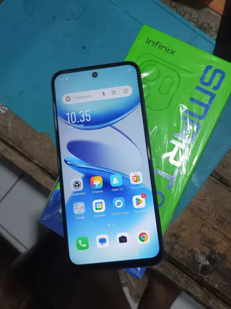 Infinix smart 9 ram 4+4/128gb hp dus box aja