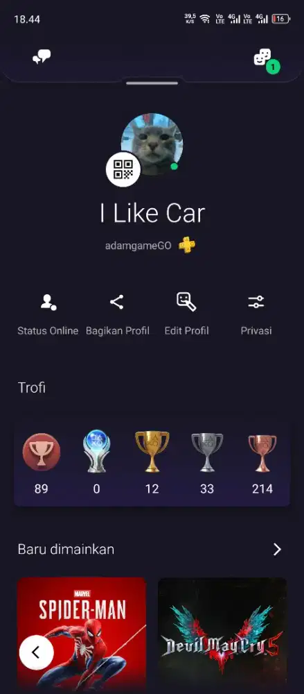 AKUN PSN PERSONAL - TANGAN PERTAMA (REGION 3 INDO)