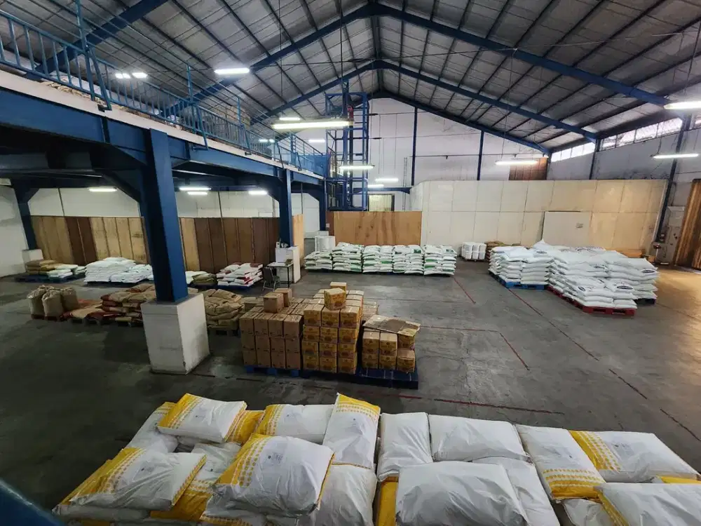 Dijual Ex Pabrik / Gudang 4540 meter di Kawasan Industri Akong / Mekarjaya - Tangerang
