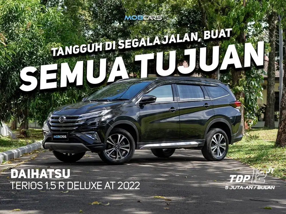 FREE BBM FULL TANK TERIOS R DELUXE 1.5 AT 2022 HITAM