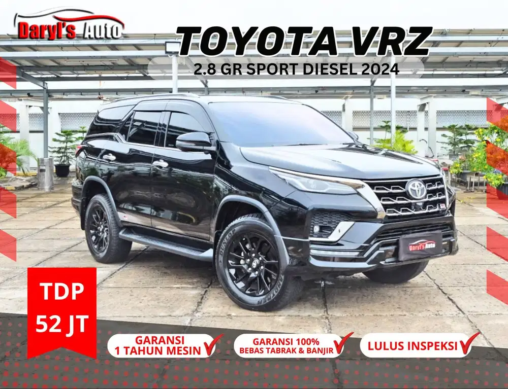 2024 Toyota Fortuner 2.8 VRZ GR Sport Diesel TDP 52jt