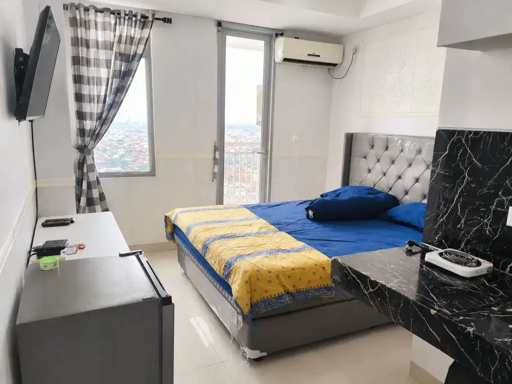 FREE IPL Selamanya Studio Furnish Pesona Square Marrakech Suites Depok