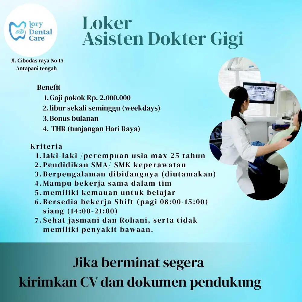 Dibutuhkan segera