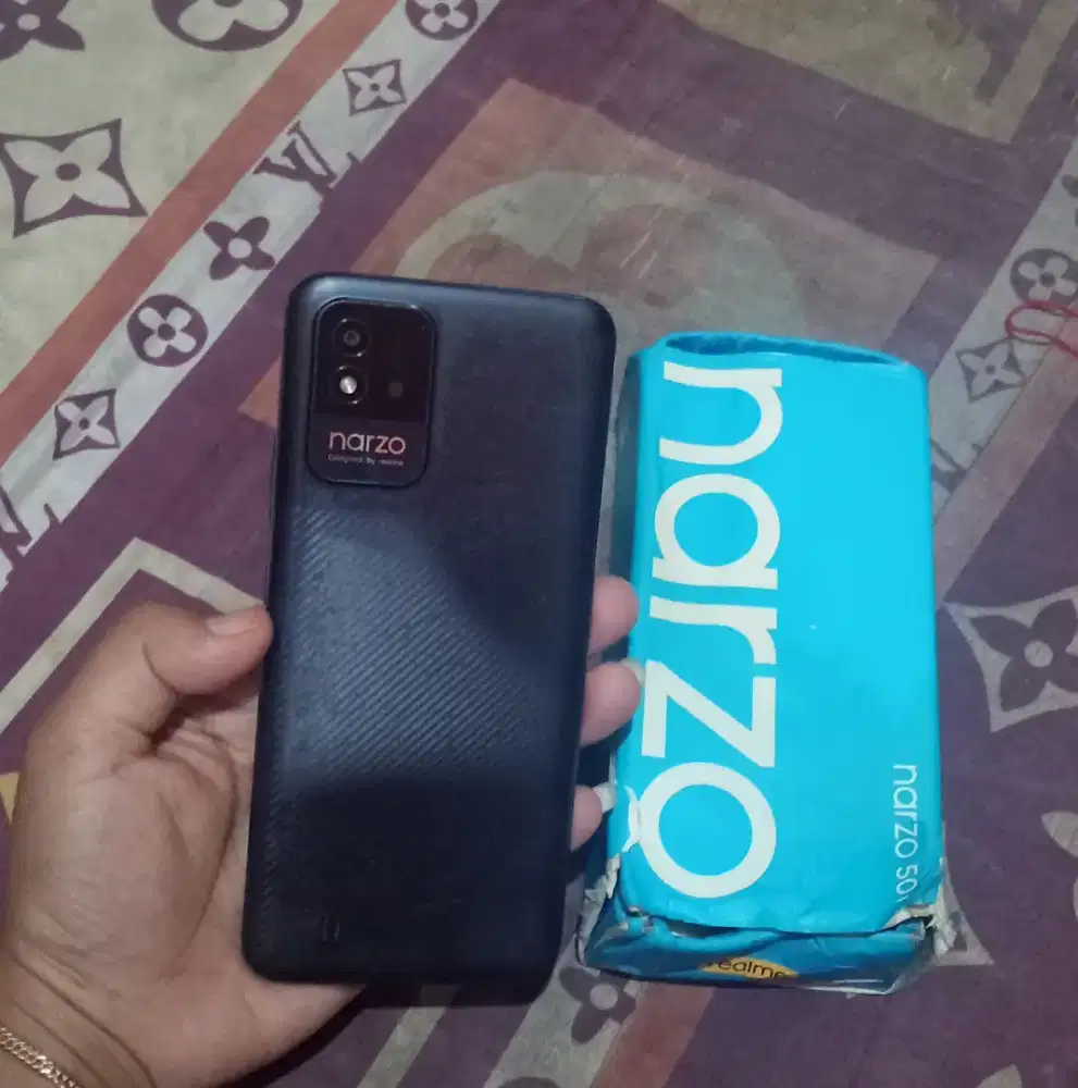 Realme narzo 50i ram 4/64 Fullset + Softcase!.
