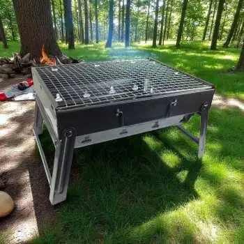 Alat Panggang Arang Foldable BBQ Outdoor Grill Stove Portable