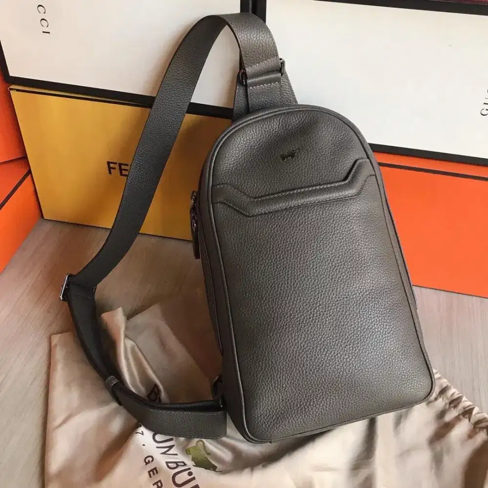Braun Buffel sling bag crossbody tas original