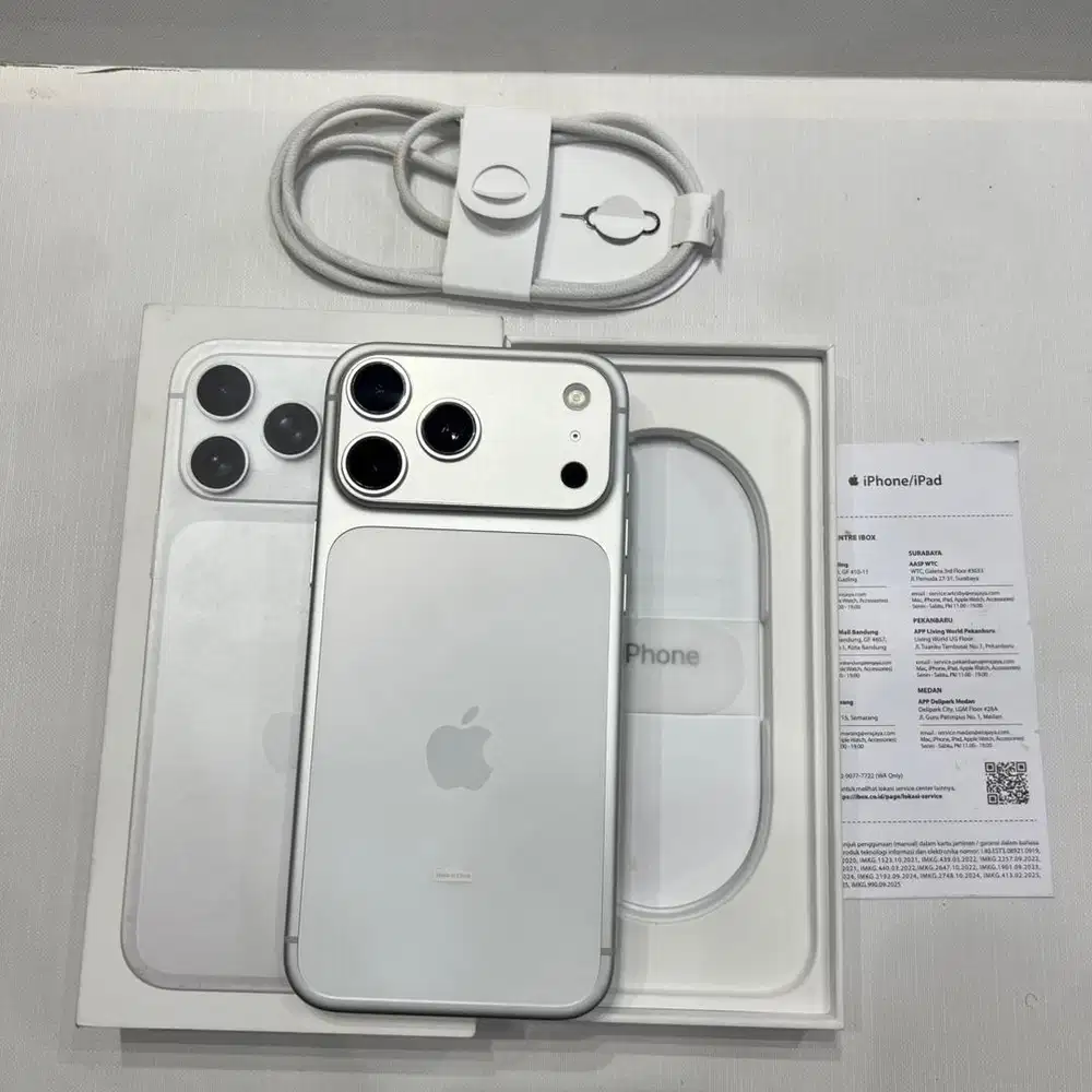 iphone 17 promax 256gb resmi iboc cc 50 full original garansi on 2027