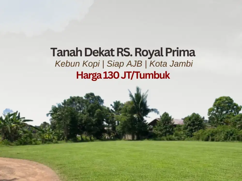 Tanah murah lokasi di Kebun Kopi kota jambi harga 130 jt/tumbuk