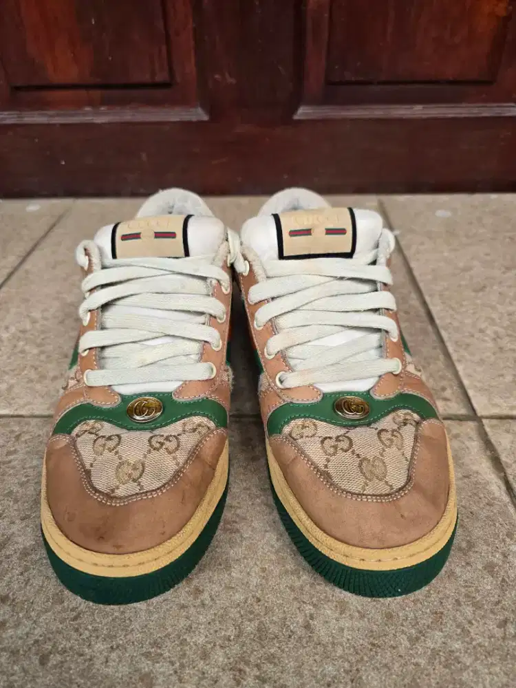 Sepatu Pria Gucci Original screener leather