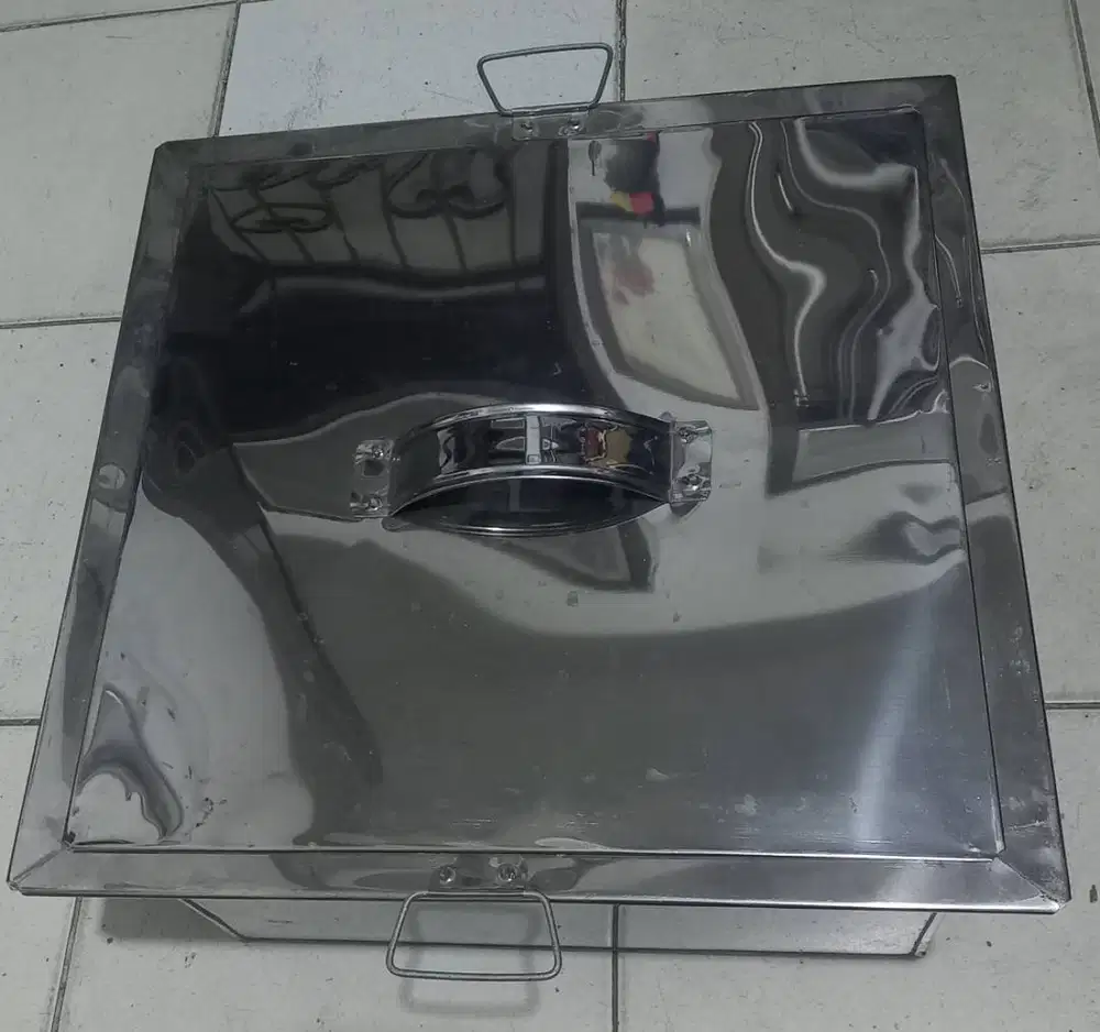 Dandang Mie Kotak,Kondisi Baru,Ukuran Kotak 35 X35 Cm,Tinggi 20 Cm,NET